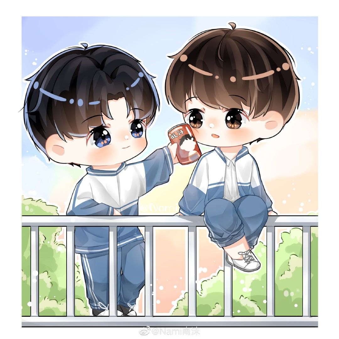 Ảnh anime boylove chibi đáng yêu