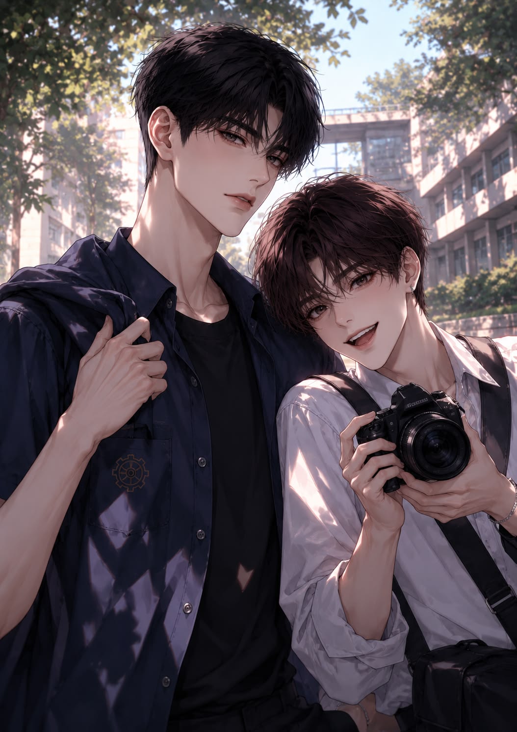 Ảnh anime boylove dọc làm hình nền điện thoại