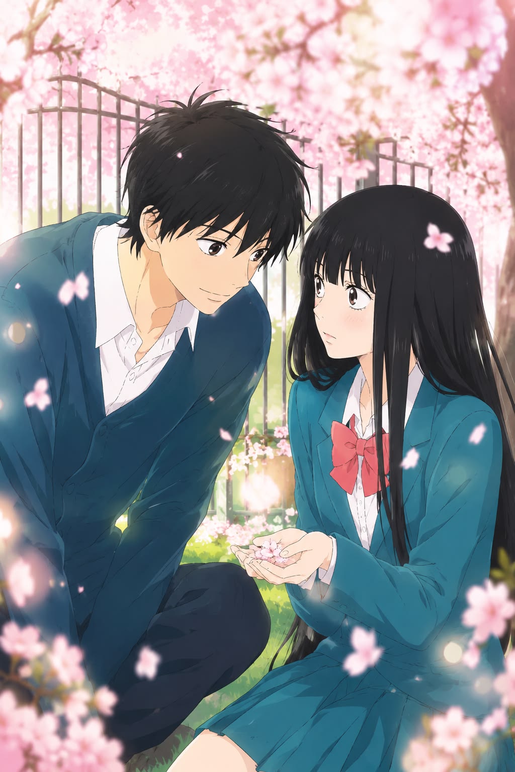 Ảnh anime cặp đôi đón nhận tình cảm