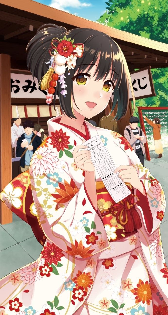 299+ Hình ảnh anime kimono đẹp, duyên dáng và sắc nét nhất 13 Ảnh anime kimono lễ hội mùa hè