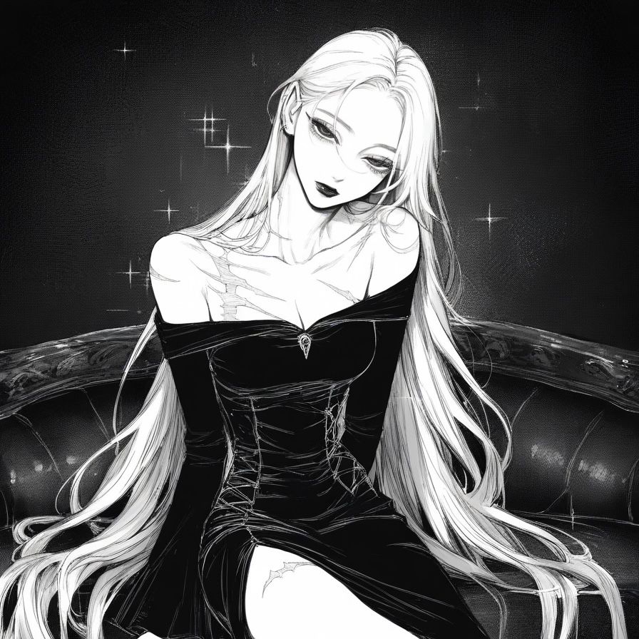 100+ hình ảnh anime nữ lạnh lùng, vô cảm và cool ngầu nhất 8 Ảnh anime nữ ngầu trắng đen ma mị
