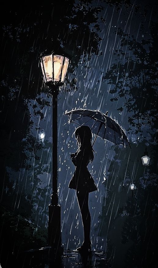 TOP 100+ avatar anime đẹp, cute và cực chất làm ảnh đại diện 14 Ảnh avatar anime dưới mưa tâm trạng