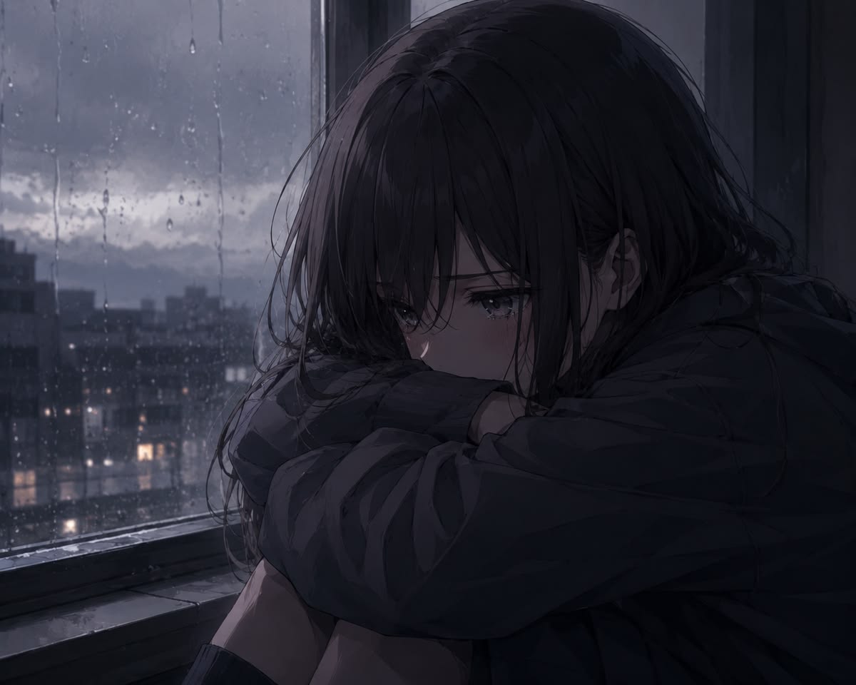 TOP 100+ avatar anime đẹp, cute và cực chất làm ảnh đại diện 16 Ảnh avatar anime gục đầu suy sụp