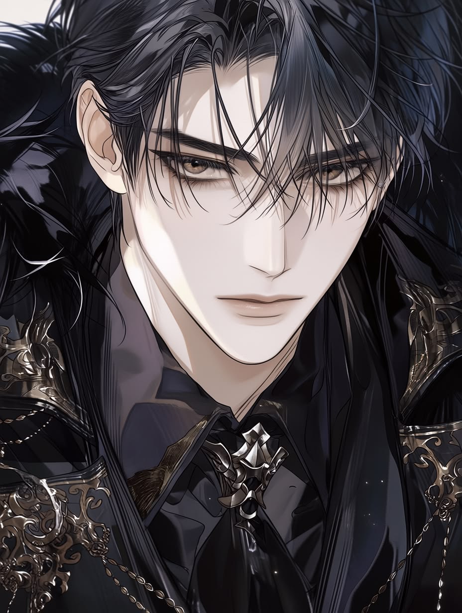 Ảnh bad boy anime đôi mắt sắc lẹm đầy nguy hiểm