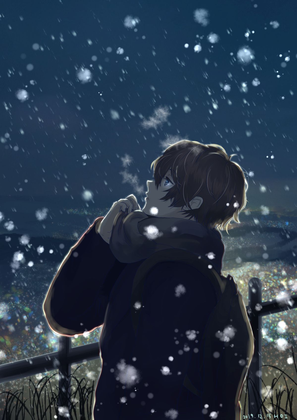 699+ Ảnh anime buồn, tâm trạng và đong đầy cảm xúc nhất 13 Ảnh buồn anime ngắm tuyết rơi