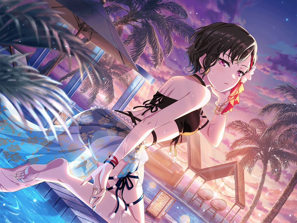 88+ Ảnh anime bikini đẹp, rạng rỡ & năng động mùa hè 15 Ảnh gái anime mặc bikini dưới ánh đèn đêm pool party