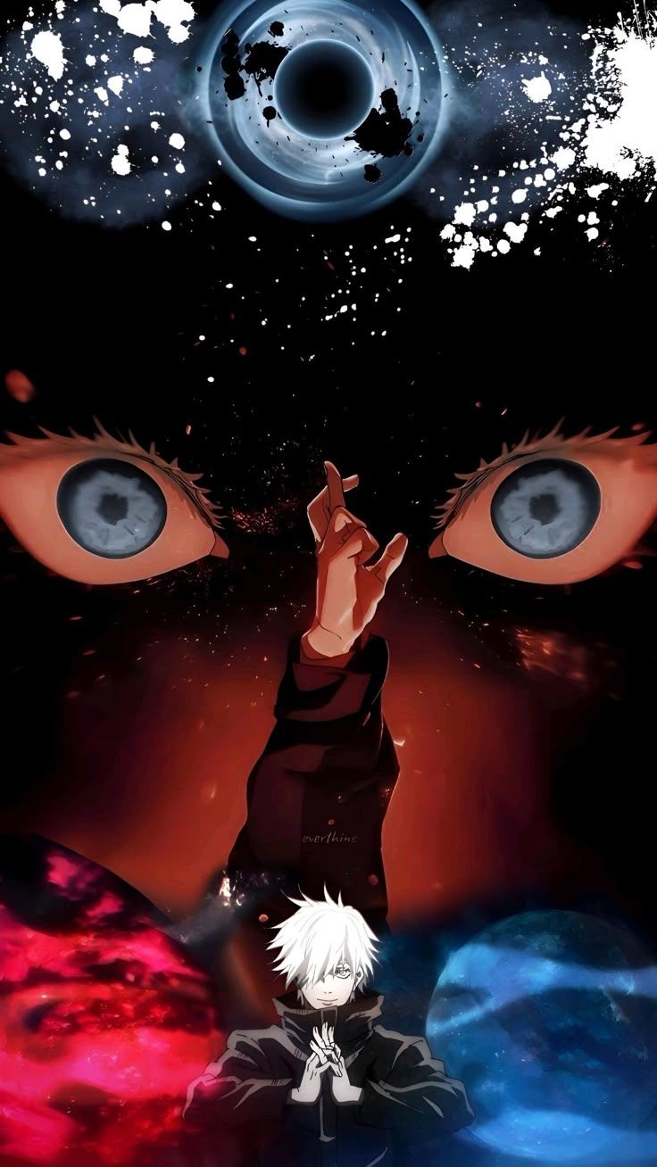 Ảnh Gojo manga vô lượng không xứ huyền ảo