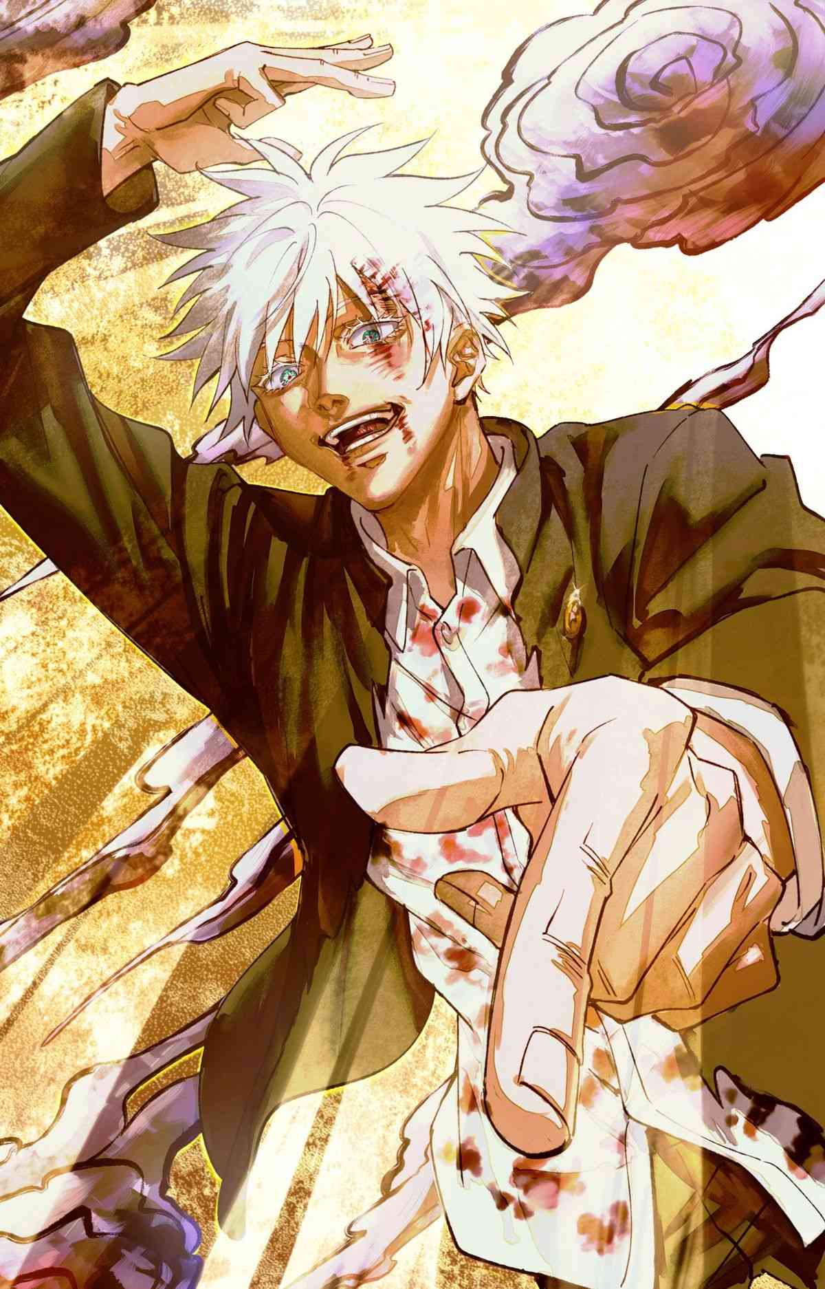 Ảnh Gojo satoru manga tuổi trẻ ngông cuồng