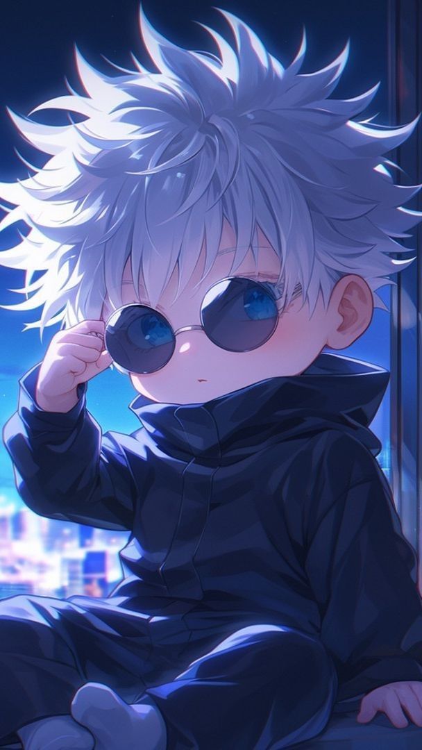 Ảnh manga Gojo chibi đáng yêu