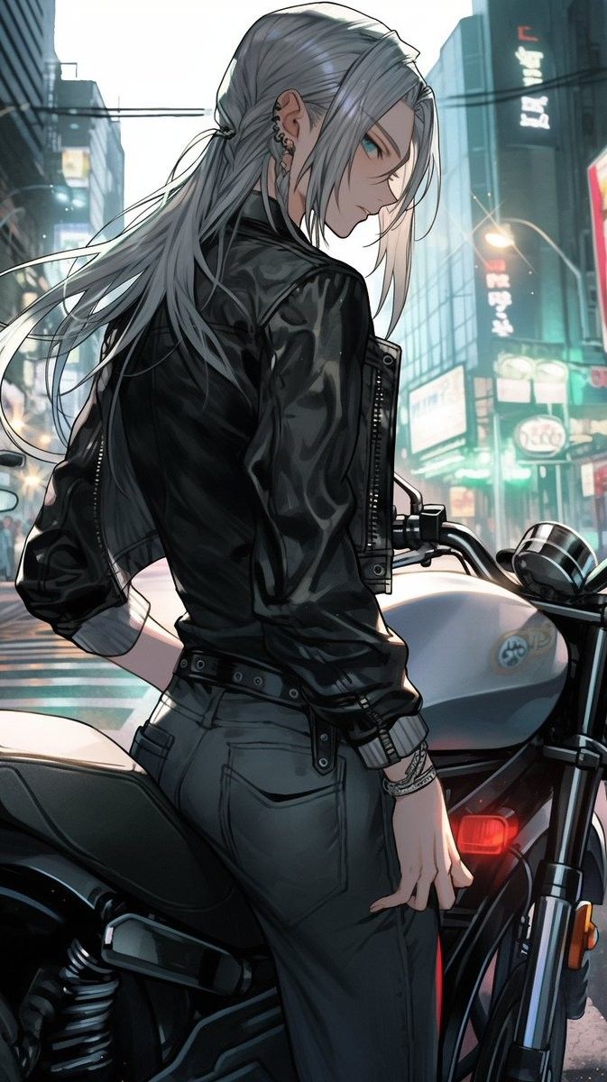 155+ Hình ảnh anime bad girl, cá tính & cool ngầu nhất 11 Anime bad girl tựa bên xe phân khối lớn