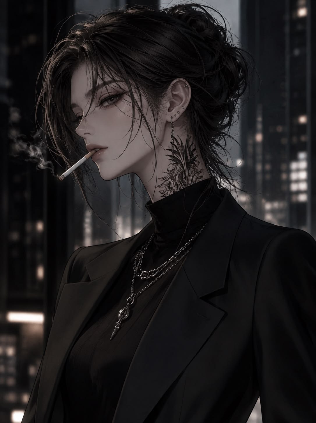 155+ Hình ảnh anime bad girl, cá tính & cool ngầu nhất 9 Anime bad girl xăm hình nghệ thuật cá tính