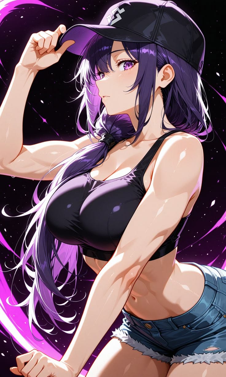 Anime big boobs phong cách sporty cá tính