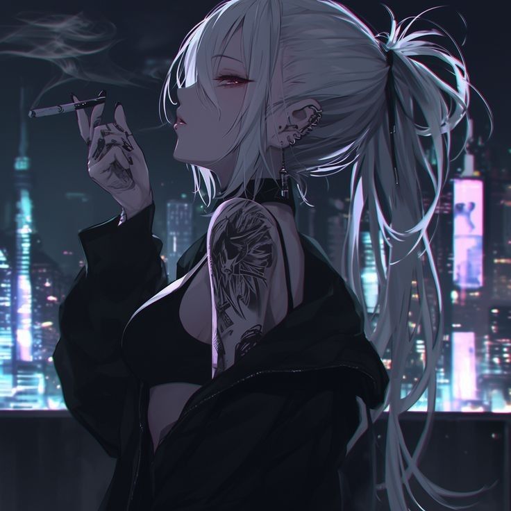 100+ hình ảnh anime nữ lạnh lùng, vô cảm và cool ngầu nhất 3 Anime nữ lạnh lùng diện đồ đen cực chất
