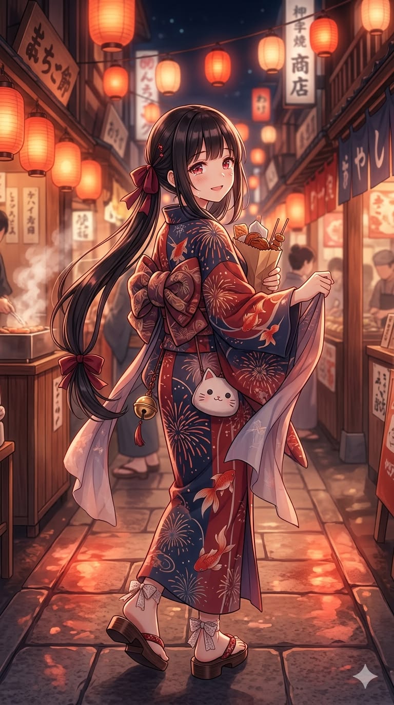 299+ Hình ảnh anime kimono đẹp, duyên dáng và sắc nét nhất 16 anime nu mac kimono ben den long do