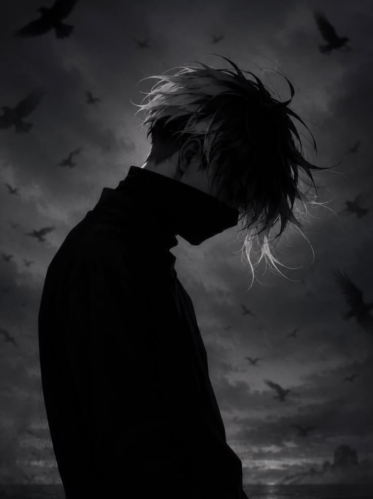 TOP 100+ avatar anime đẹp, cute và cực chất làm ảnh đại diện 19 Avatar ảnh anime buồn đen trắng nghệ thuật