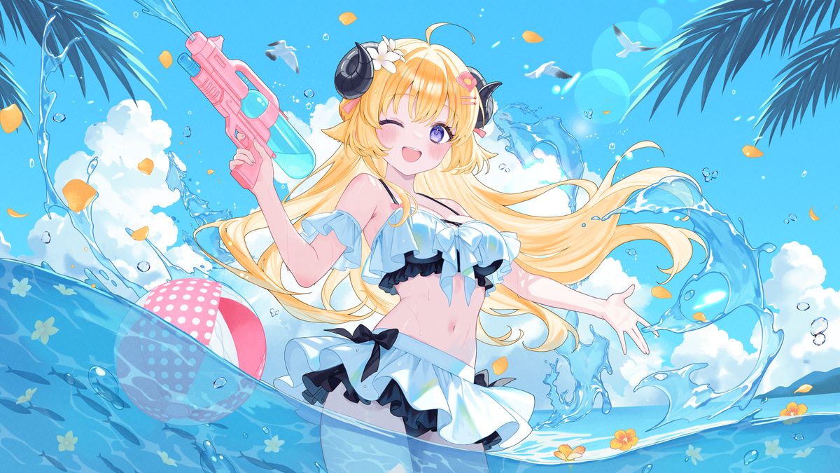 88+ Ảnh anime bikini đẹp, rạng rỡ & năng động mùa hè 14 Bikini anime phong cách hiện đại sang chảnh