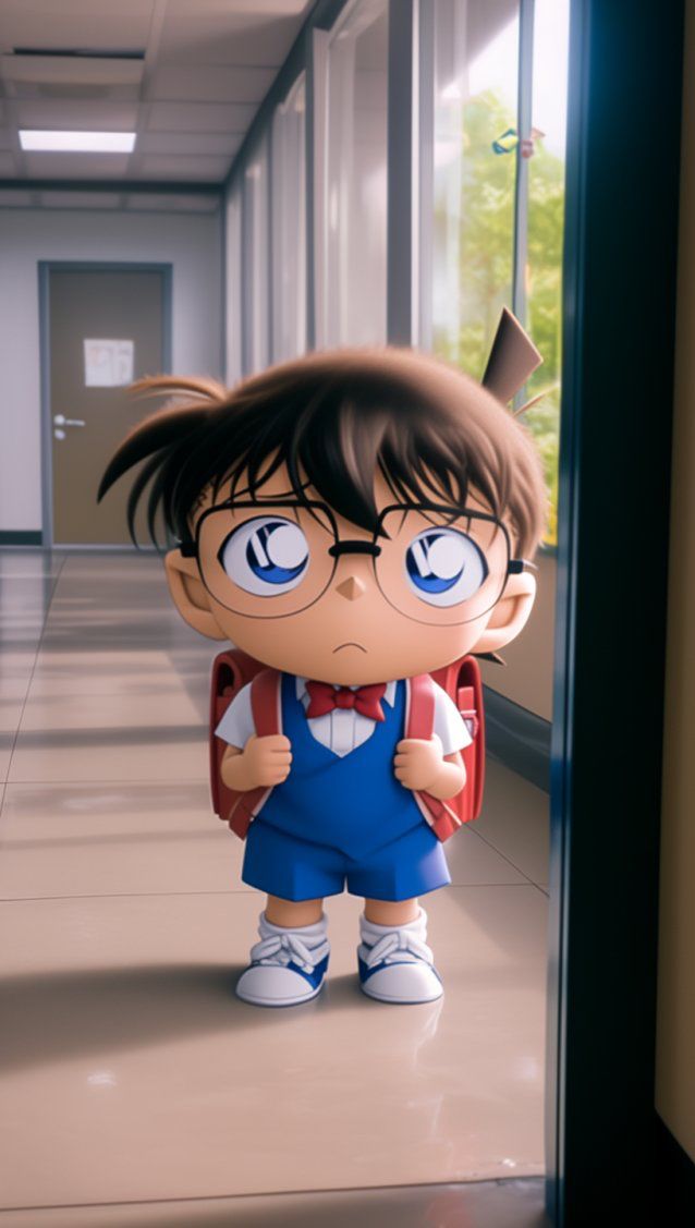 Conan hình ảnh chibi kẹo ngọt