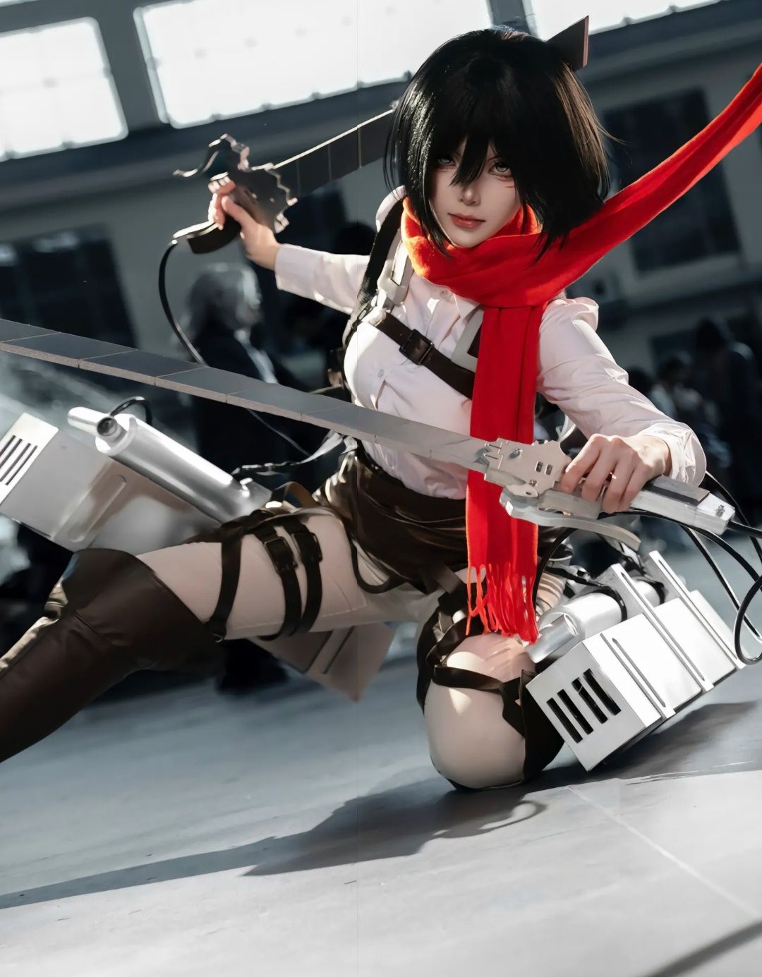 101+ Cosplay anime nữ, gái xinh cosplay anime nữ ấn tượng 11 Cosplay anime nữ bổ mắt Mikasa Ackerman