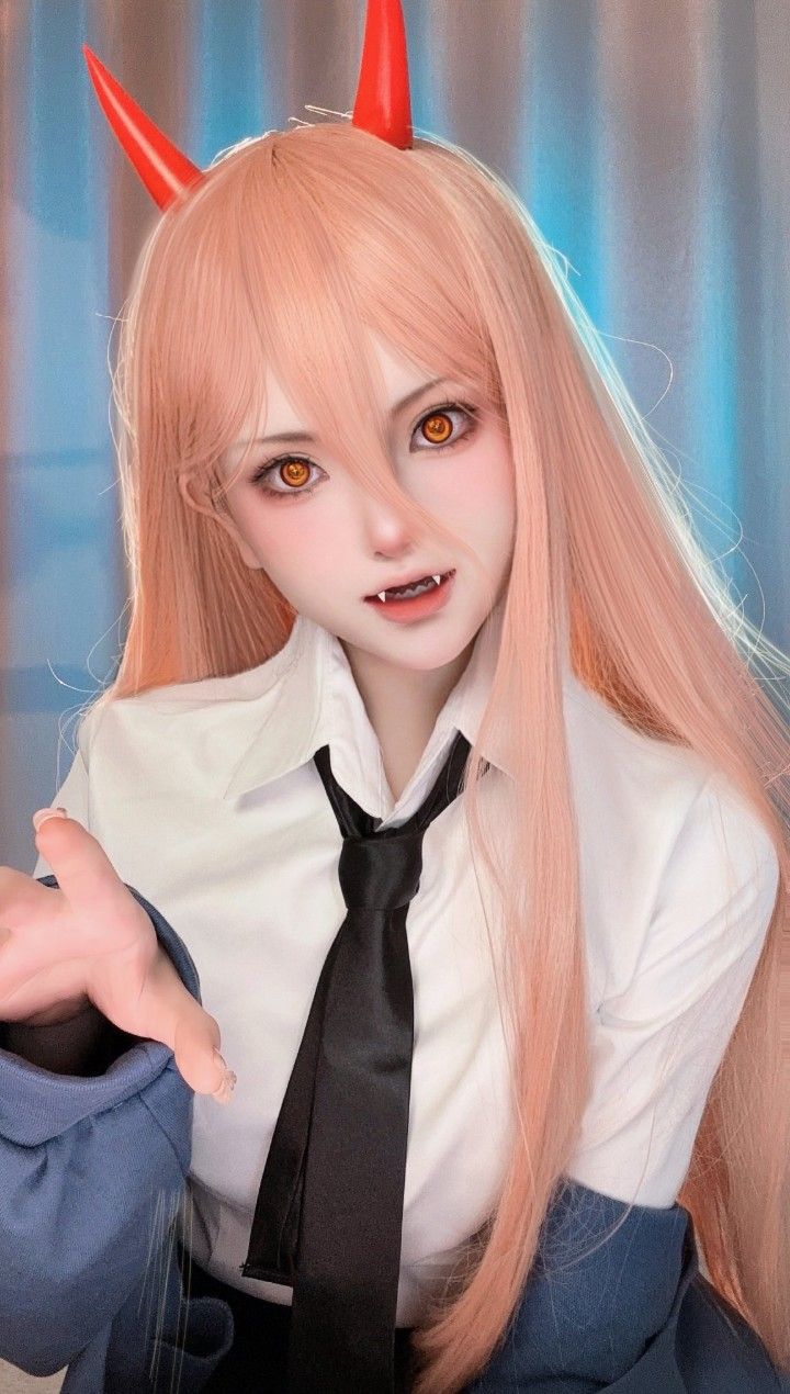 101+ Cosplay anime nữ, gái xinh cosplay anime nữ ấn tượng 8 Cosplay anime nữ Power Chainsaw Man nổi loạn