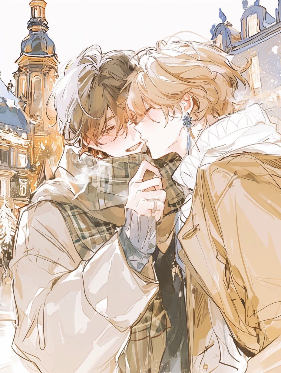Hình ảnh anime boylove nụ hôn ngọt ngào