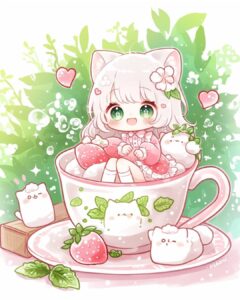 Hình ảnh anime cute đáng yêu lạc lối