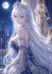 Hình ảnh anime nữ công chúa băng giá