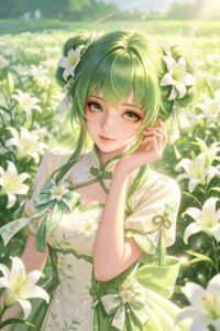 Hình ảnh anime nữ đẹp nhất tỏa sáng dưới nắng
