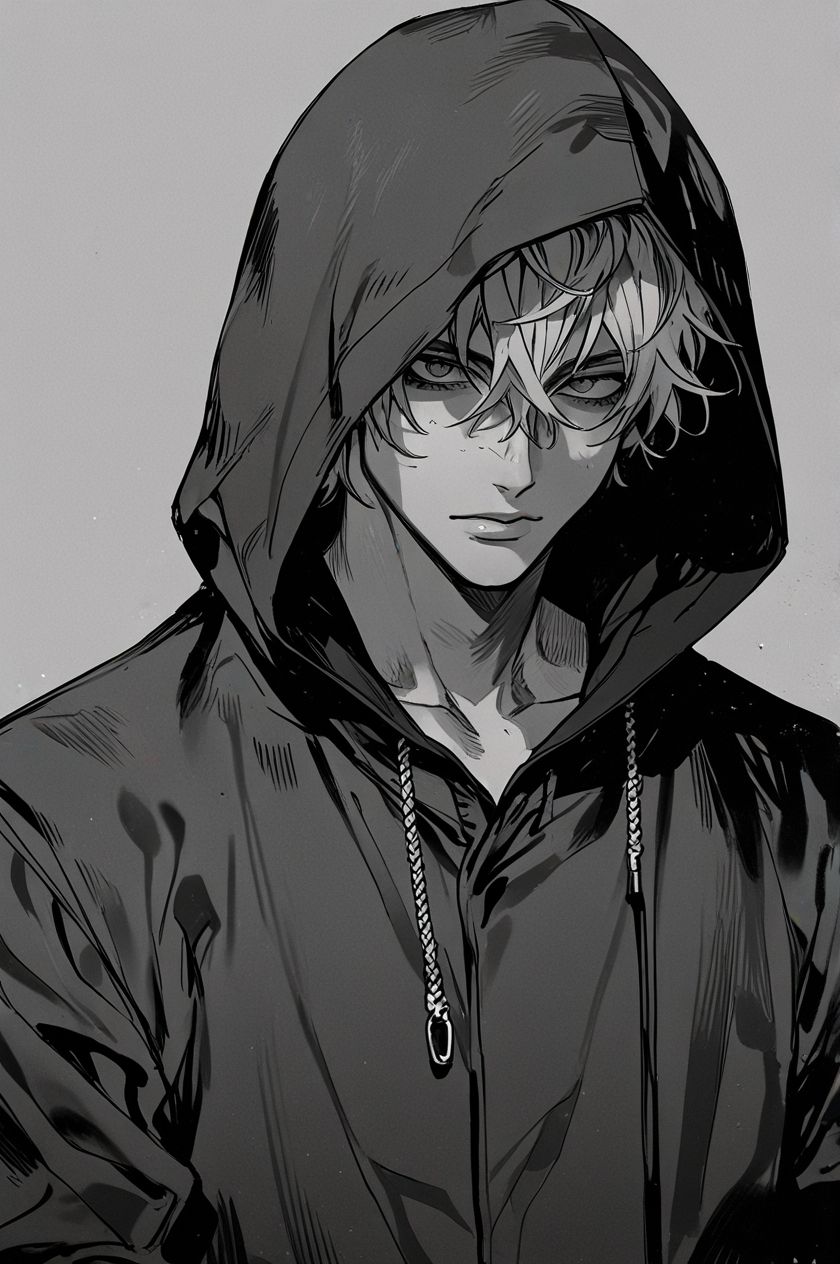 999+ Hình ảnh anime đẹp, cute và sắc nét nhất thế giới 2D 13 Hình ảnh anime trùm mũ hoodie chất chơi