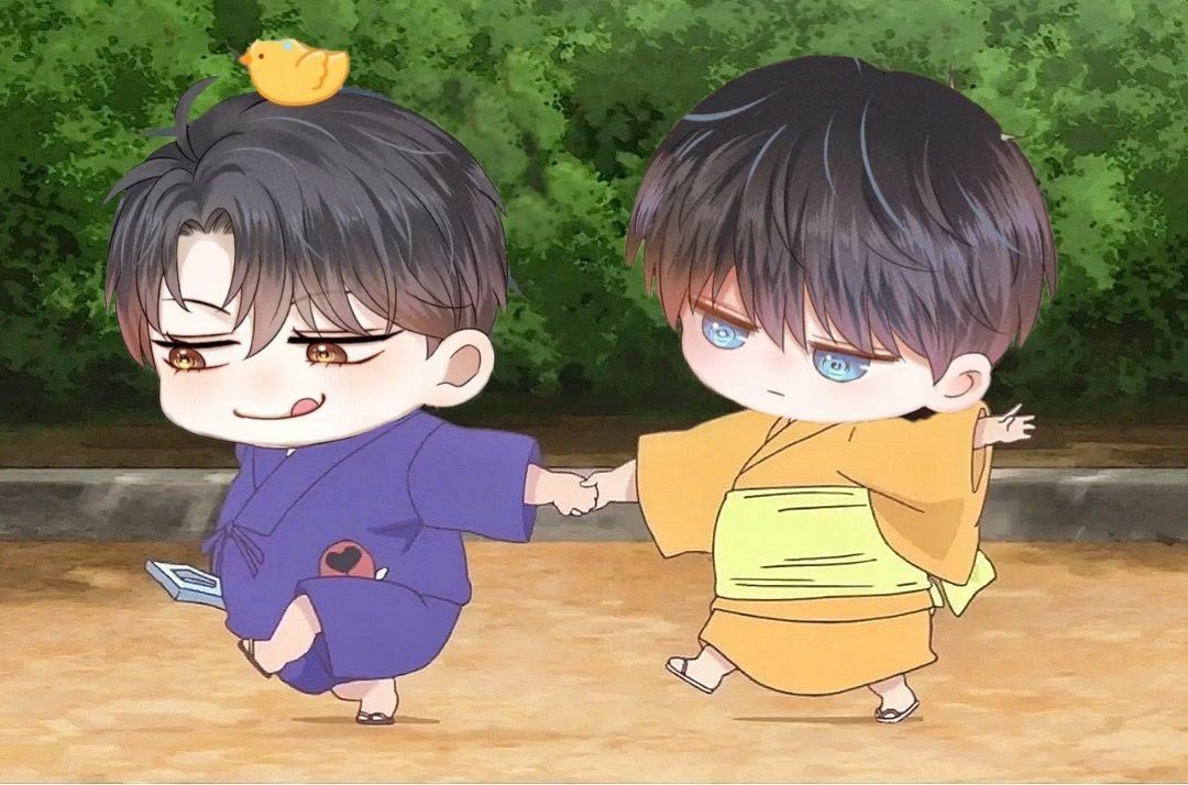 Hình ảnh Boylove anime chibi kimono