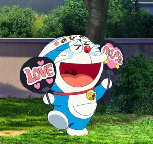 Hình ảnh Doremon cute cười toe toét