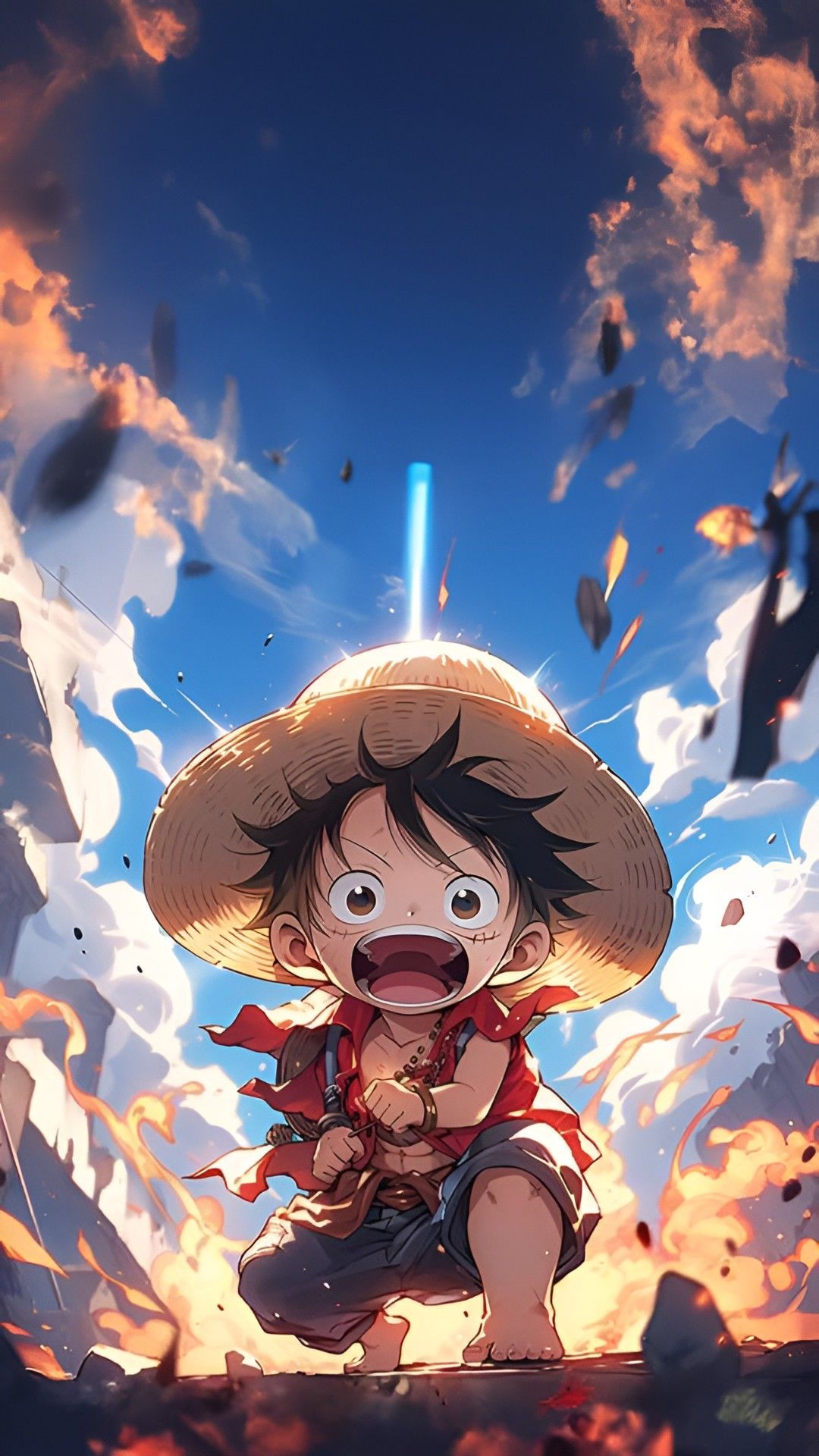 20+ Hình Luffy đẹp, hình nền Luffy Gear 5 cực ngầu cho điện thoại, PC 10 Hình ảnh Luffy chibi cute trên màn hình