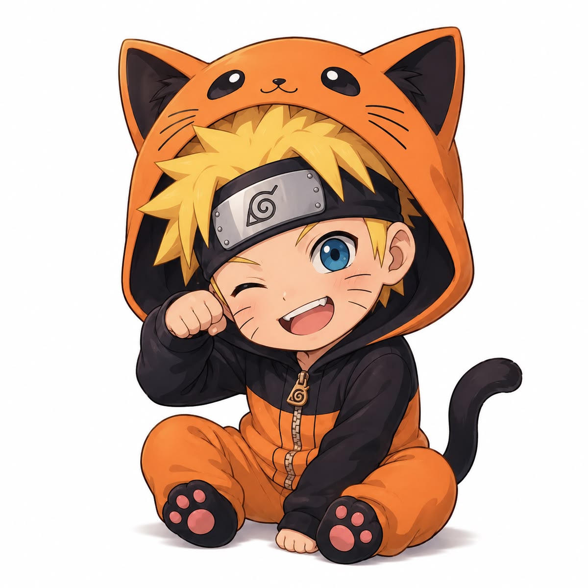 Hình ảnh Naruto chibi cute trên dế yêu