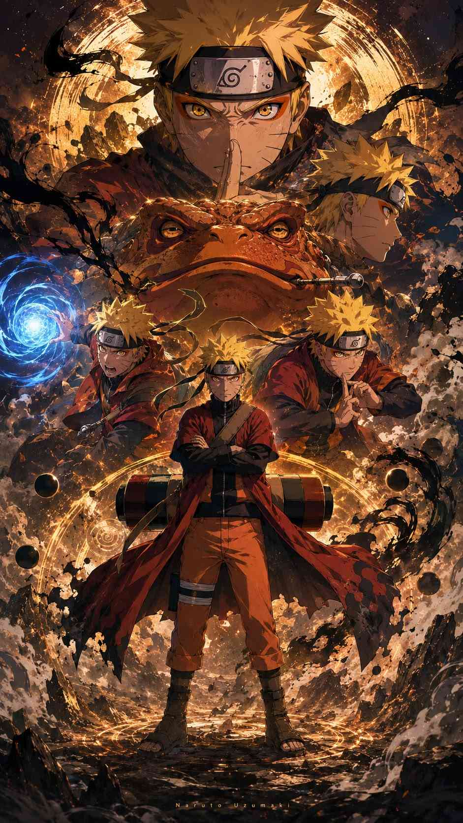 Hình Naruto siêu ngầu Sage mode