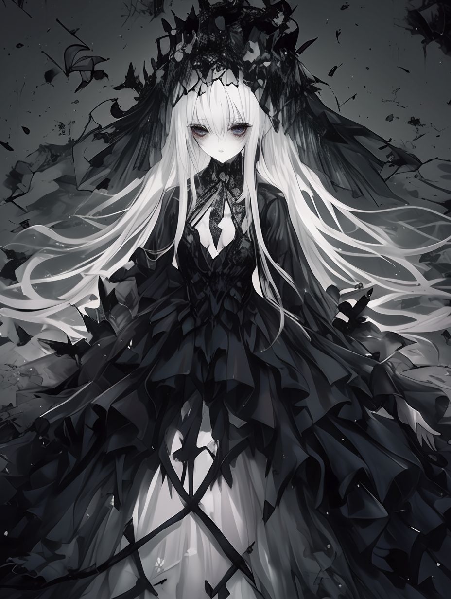199+ Hình ảnh Anime nữ đẹp, dễ thương, đầy đủ phong cách 17 Hình ảnh nhân vật anime nữ bí ẩn