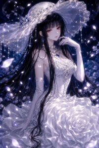 Hình ảnh nữ anime công chúa sắc nét