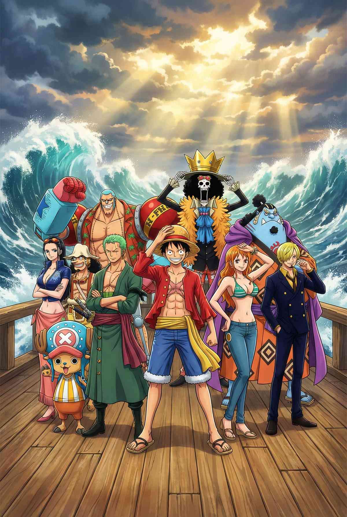 20+ Hình Luffy đẹp, hình nền Luffy Gear 5 cực ngầu cho điện thoại, PC 15 Hình Luffy và đồng đội đẹp nhất