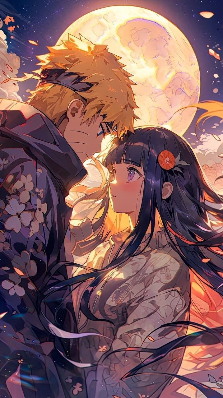 Hình Naruto và Hinata cặp đôi dễ thương