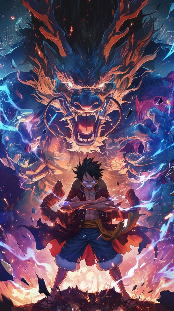 20+ Hình Luffy đẹp, hình nền Luffy Gear 5 cực ngầu cho điện thoại, PC 3 Hình nền Luffy cực ngầu mạnh mẽ