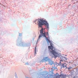 Kimono anime gam màu pastel dễ thương