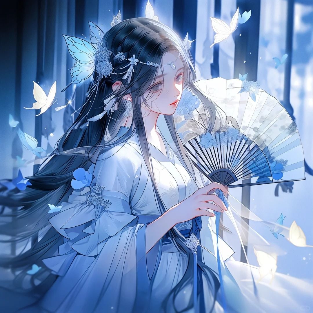 299+ Hình ảnh anime kimono đẹp, duyên dáng và sắc nét nhất 3 Kimono nữ anime e ấp cầm quạt giấy