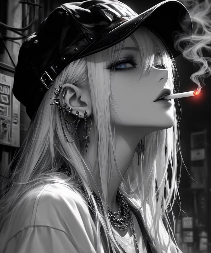 100+ hình ảnh anime nữ lạnh lùng, vô cảm và cool ngầu nhất 11 Lạnh lùng hình anime nữ ngầu trắng đen ánh mắt sắc bén