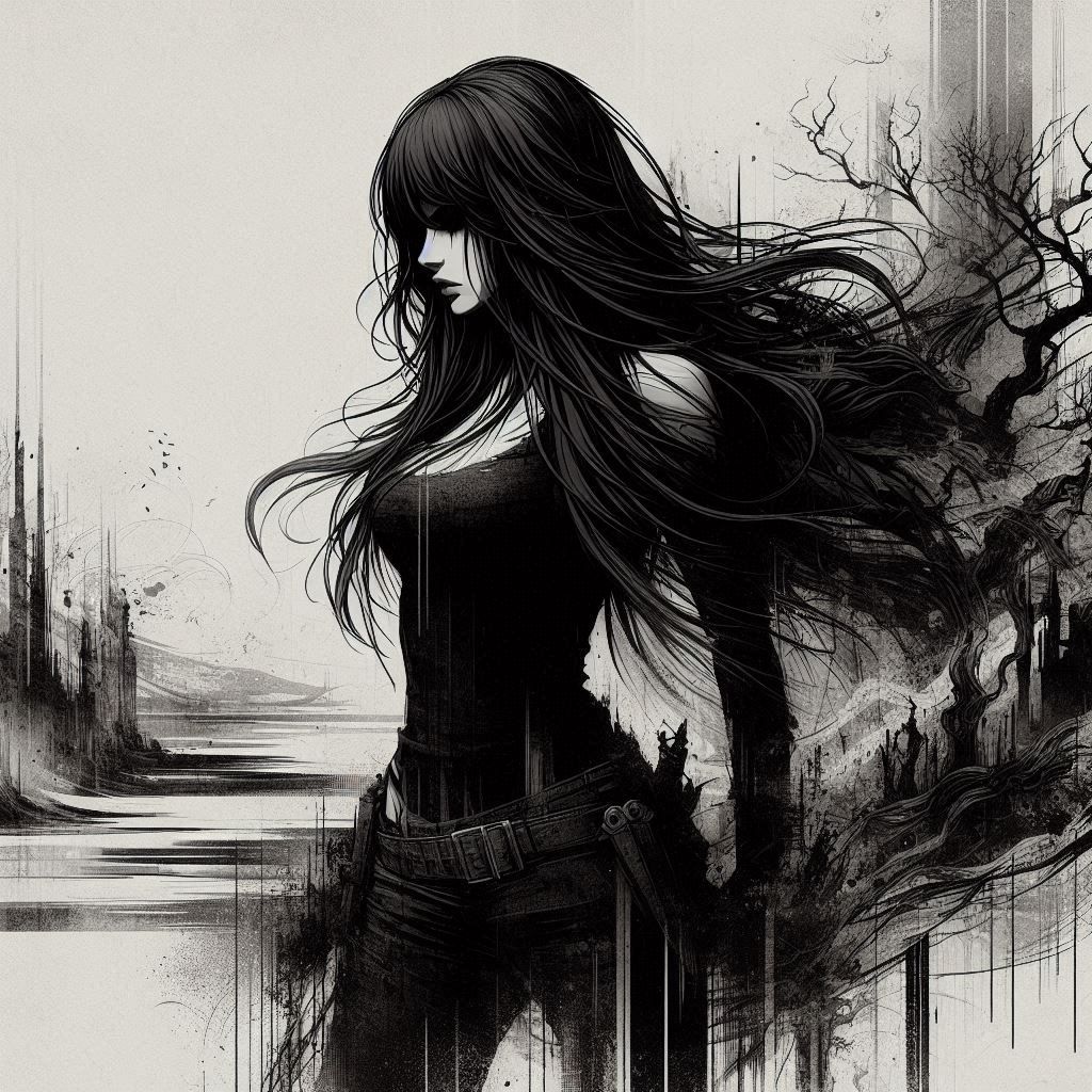 100+ hình ảnh anime nữ lạnh lùng, vô cảm và cool ngầu nhất 9 Lạnh lùng hình anime nữ ngầu trắng đen cực ngầu