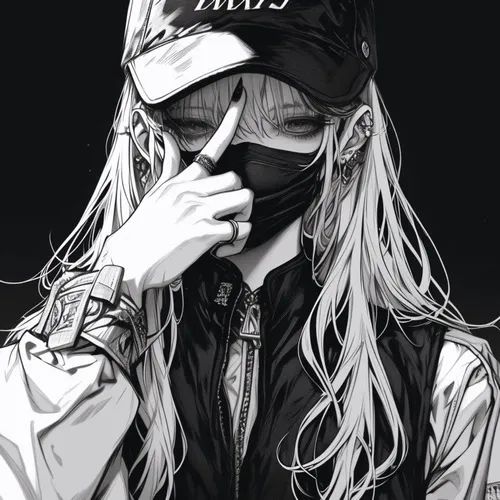 100+ hình ảnh anime nữ lạnh lùng, vô cảm và cool ngầu nhất 10 Lạnh lùng hình anime nữ ngầu trắng đen trùm mũ