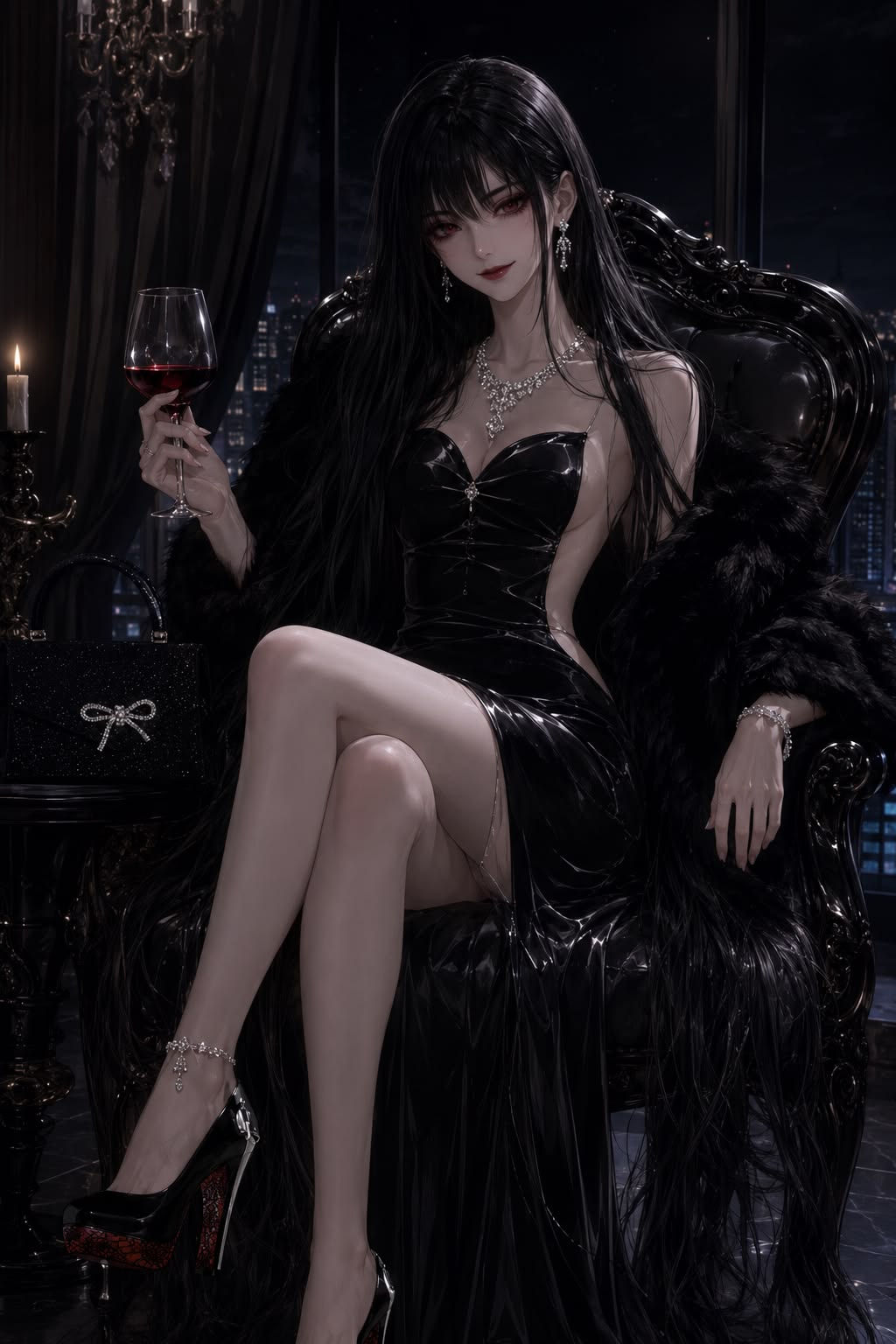 55+ Ảnh anime sexy, gái anime quyến rũ & cuốn hút nhất 10 Sexy anime váy dạ hội quý phái đêm tiệc