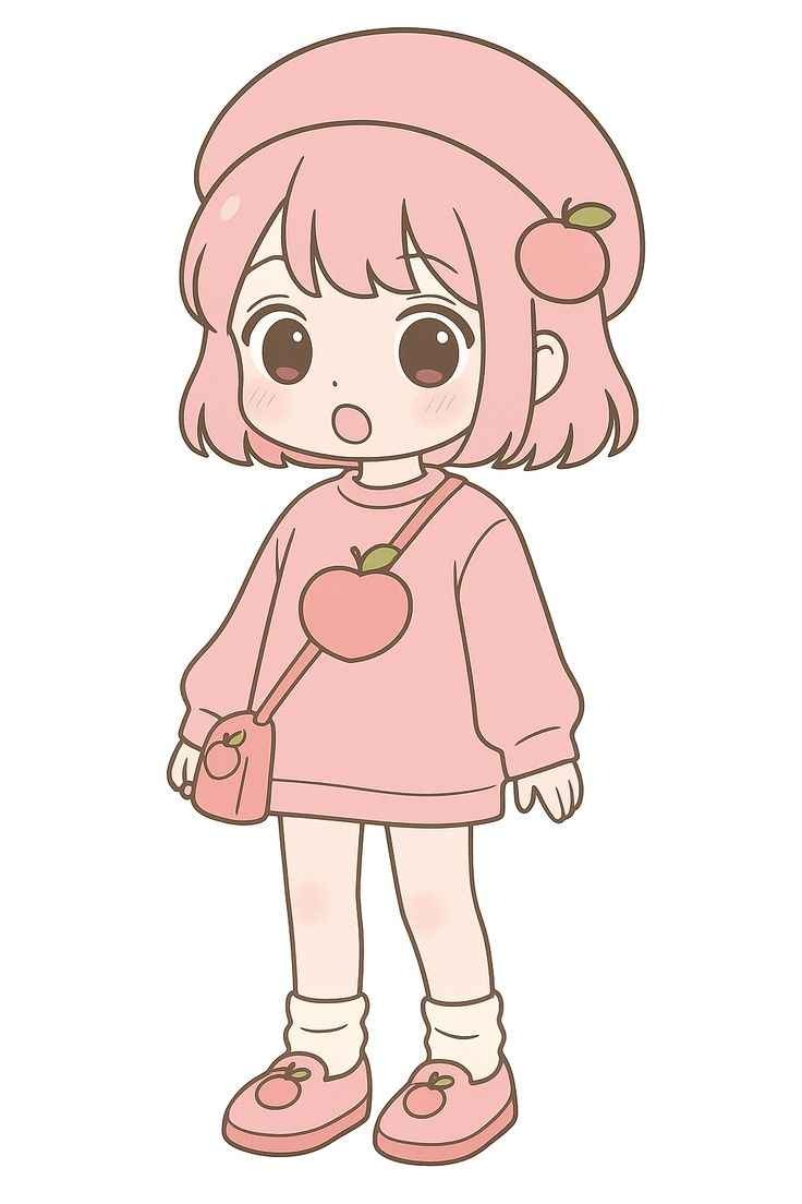 Anime chibi girl dễ vẽ