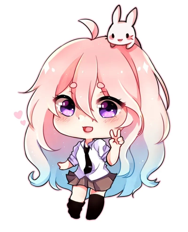 Chibi girl cute siêu dễ thương