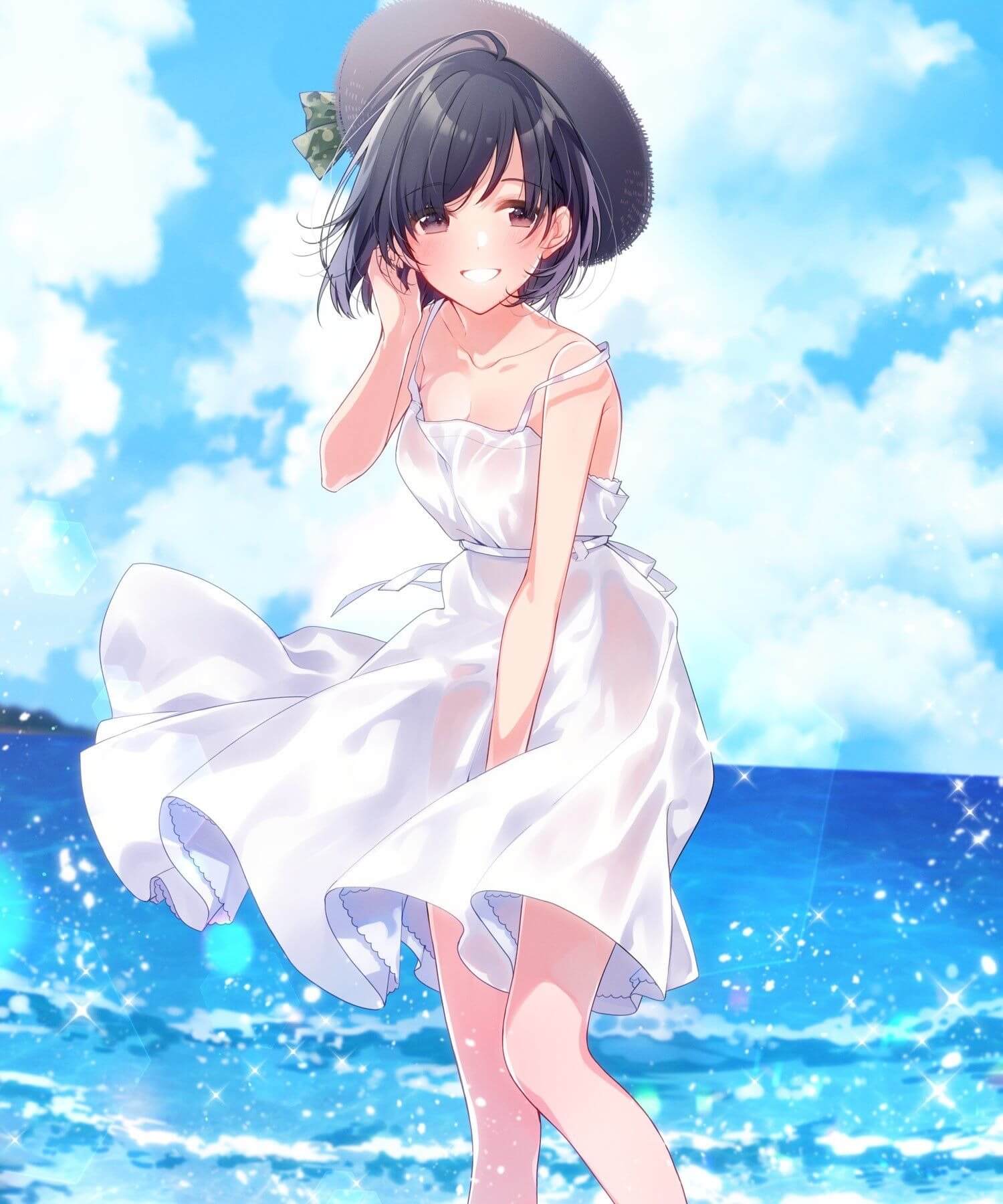 299+ Hình gái anime mặc đồ bơi nóng bỏng, quyến rũ nhất 40 Gái anime mặc đồ bơi bãi biển