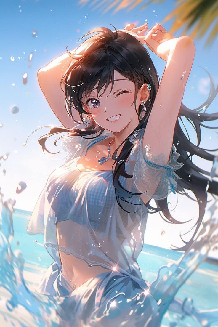 299+ Hình gái anime mặc đồ bơi nóng bỏng, quyến rũ nhất 18 Gái anime mặc đồ bơi cuốn hút