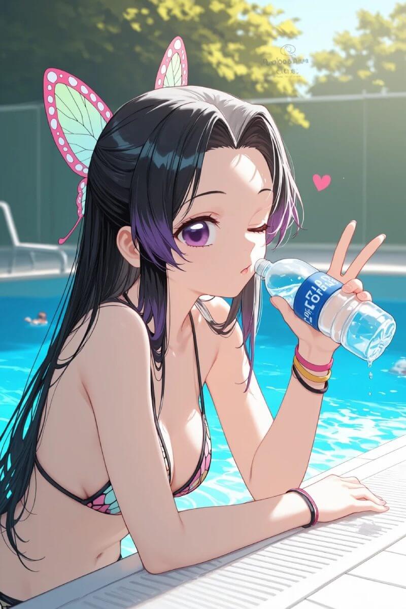 299+ Hình gái anime mặc đồ bơi nóng bỏng, quyến rũ nhất 16 Gái anime mặc đồ bơi duyên dáng