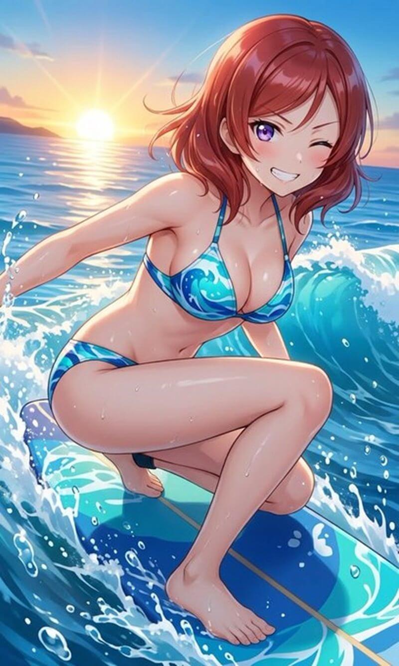 299+ Hình gái anime mặc đồ bơi nóng bỏng, quyến rũ nhất 14 Gái anime mặc đồ bơi năng động